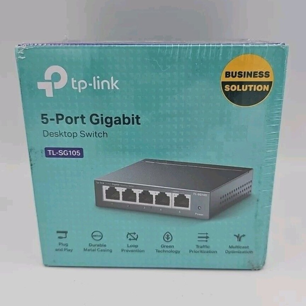 TP-Link 5-Port Gigabit Desktop Switch New Sealed (4290A)
